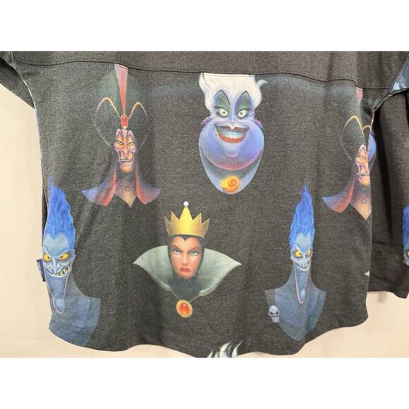 Disney Sweatshirt Women XS Spirit Jersey Villain Wicked Queen Ursula Iconic - Picture 11 of 16
